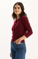 Marni Cashmere Cardigan - Crimson