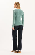 Mineral Wash Crew Neck Sweater - Patina