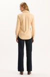 Addison Faux Suede Shirt - Winter Wheat