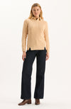 Mineral Wash Crew Neck Sweater - Winter Wheat