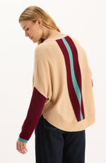 Bailey Cashmere Color Block Capelet - Multi Colorblock