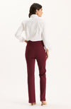 Margie Ponte Slit Front Pant - Tawny Port