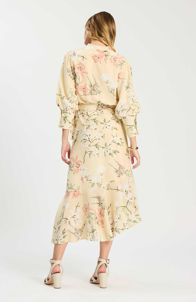 jules floral midi dress Jules Silk Starling Floral Dress