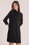 Kim Cotton Cashmere Dress - Black