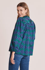 Ella Cotton Tapestry Top - Tapestry