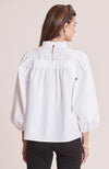 Ella Cotton Top - White