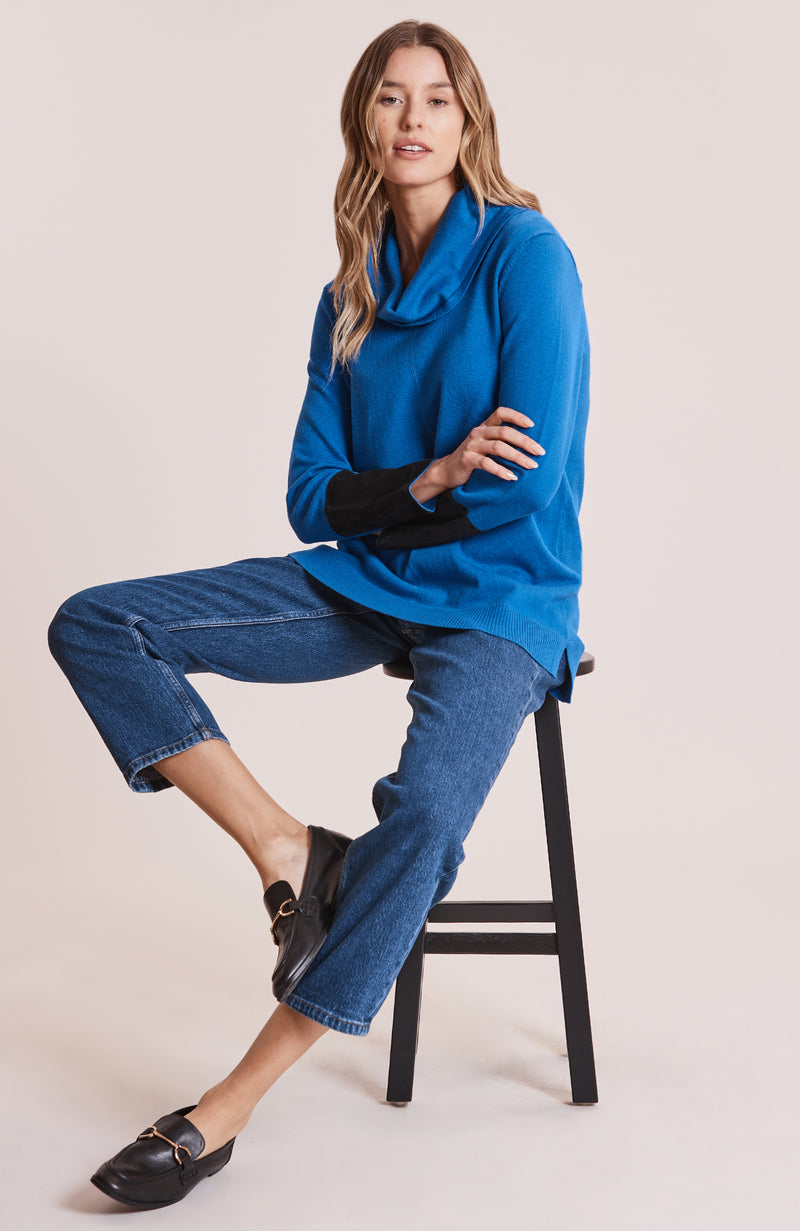 Cotton Cashmere Everyday Tunic - Sapphire