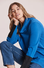Cotton Cashmere Everyday Tunic - Sapphire
