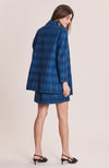 Shannon Sapphire Plaid Blazer - Sapphire Plaid