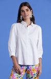 Lawson Cotton Sateen Shirt - White