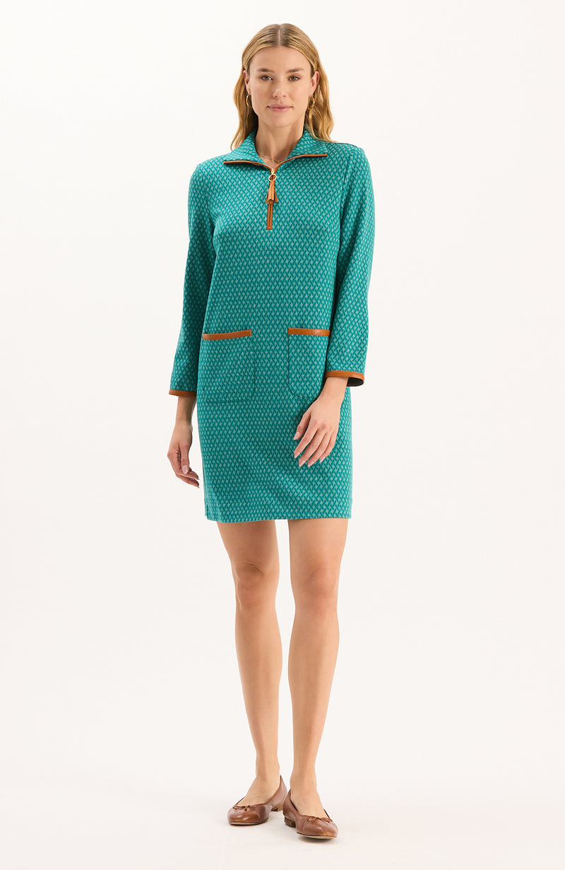 Helena Knit Dress - Aegean