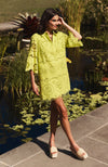 Penny Eyelet Tunic Dress - Wild Lime