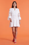 Izzy Eyelet Dress - White