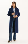 Middleton Long Coat - Mid Navy