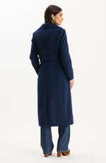 Middleton Long Coat - Mid Navy