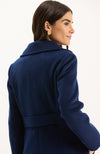 Middleton Long Coat - Mid Navy