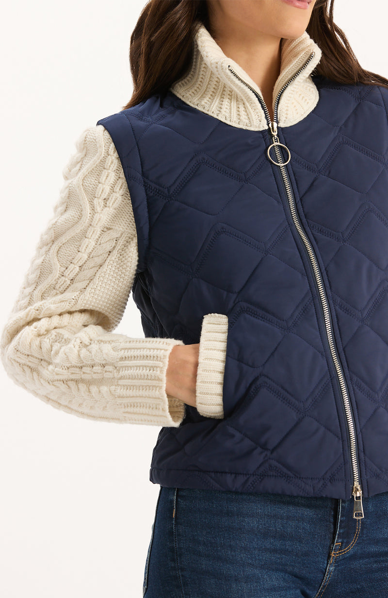 Andie Jacket - Mid Navy