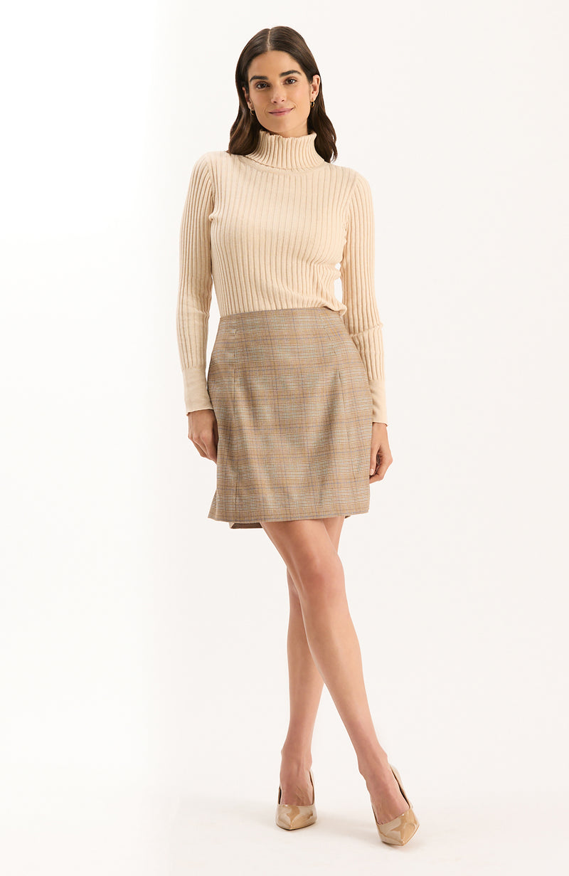 Cindy Buckingham Plaid Skirt - Multi Plaid