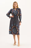 Posie Silk Sunflower Burst Dress - Sunflower Burst