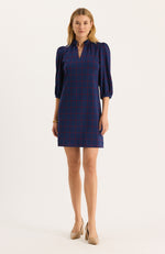 Sherri Knit Dress - Navy Vermillion