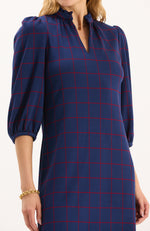 Sherri Knit Dress - Navy Vermillion