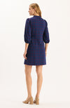 Sherri Knit Dress - Navy Vermillion