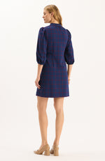 Sherri Knit Dress - Navy Vermillion