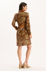 Karine Ponte Cheetah Dress - Cheetah