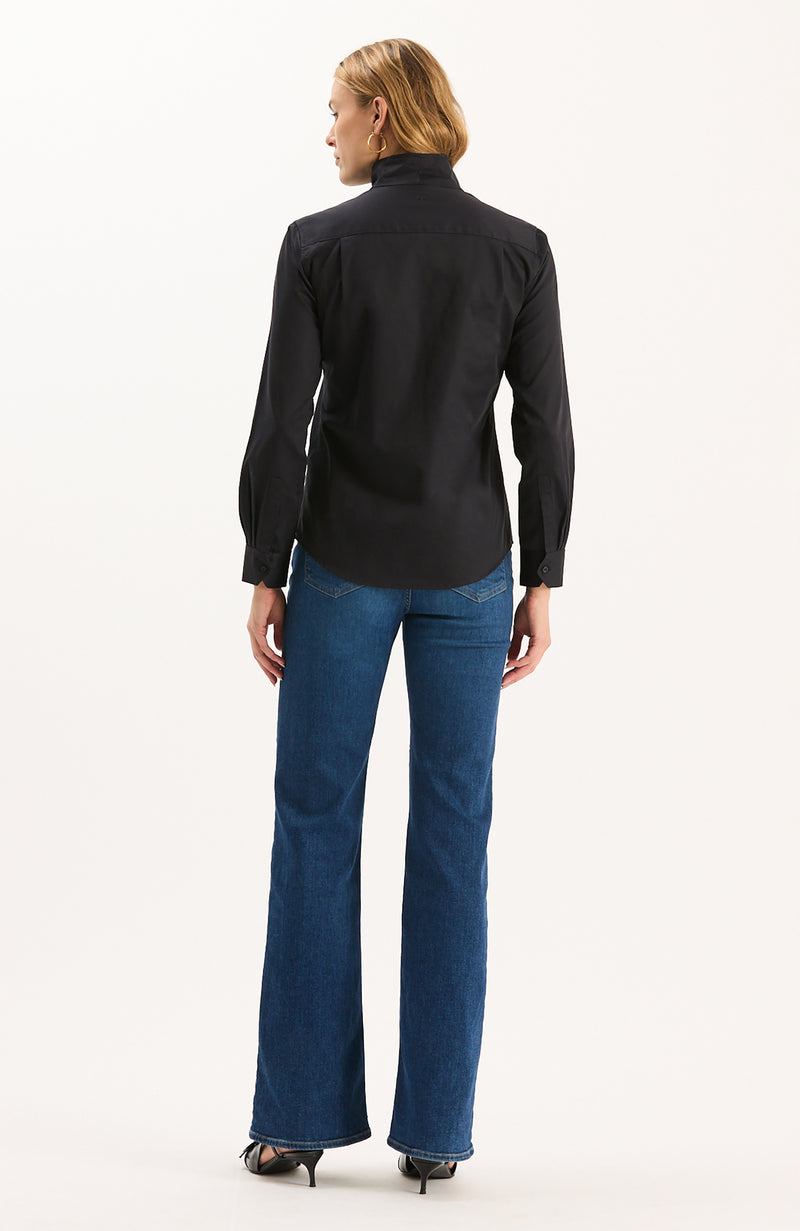 Natalie Cotton Shirt - Black