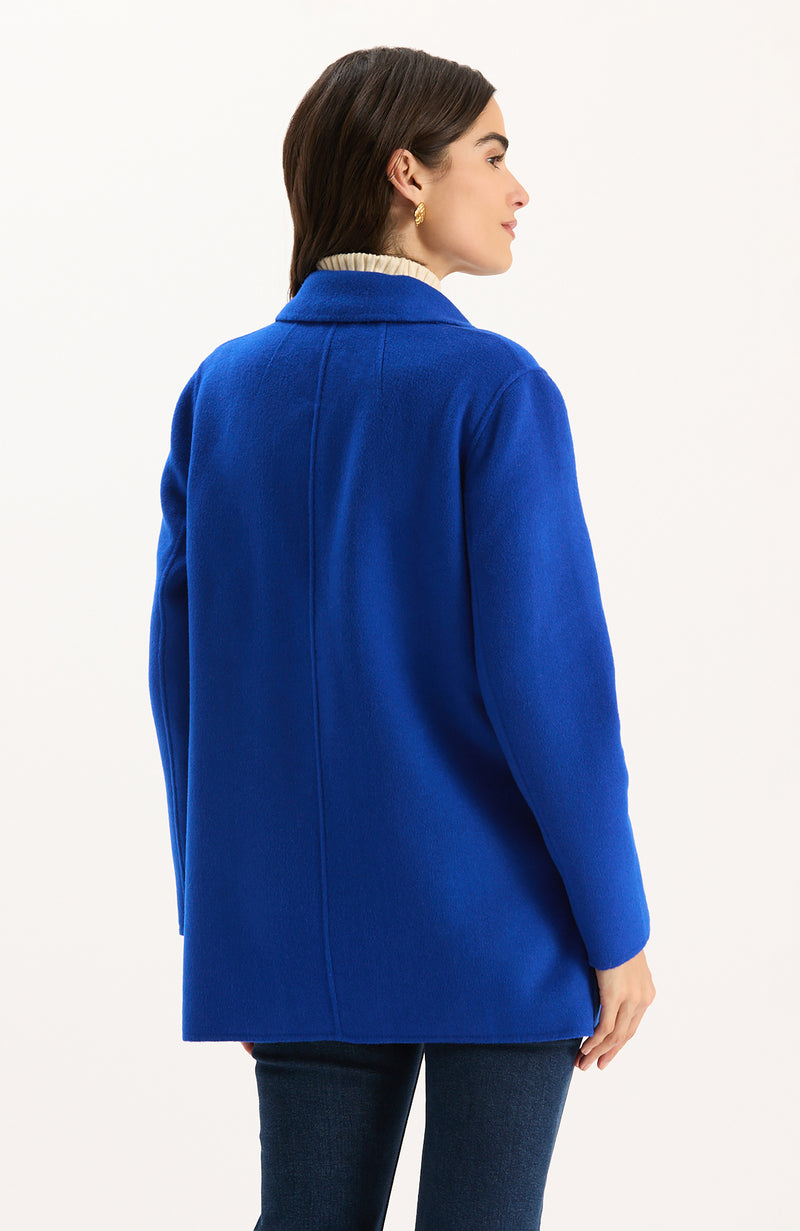 Shannon Car Coat - Banner Blue