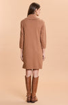 Kim Cotton Cashmere Dress - Deep Camel