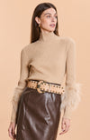Cotton Cashmere Fur Sweater - Sable