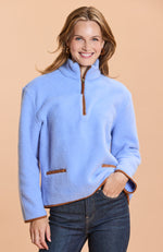 Piper Fleece Pullover - Wedgewood