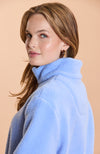 Piper Fleece Pullover - Wedgewood