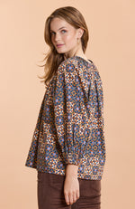 Sarah Cotton Mosaic Top - Mosaic