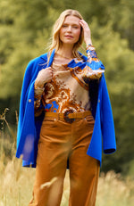 Shannon Car Coat - Banner Blue