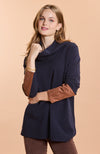 Cotton Cashmere Everyday Tunic - Navy
