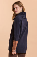 Cotton Cashmere Everyday Tunic - Navy