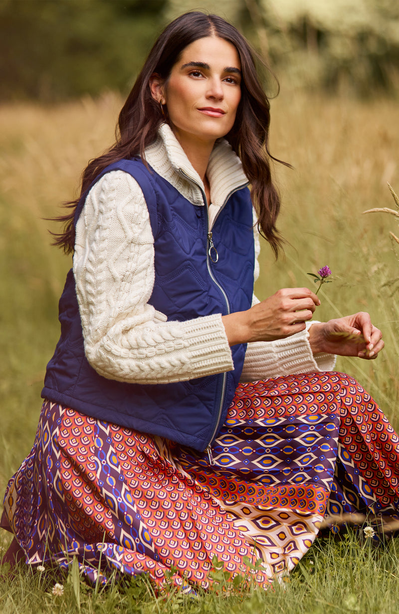 Andie Jacket - Mid Navy