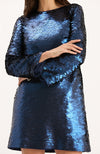 Daphne Paillettes Dress - Mid Navy
