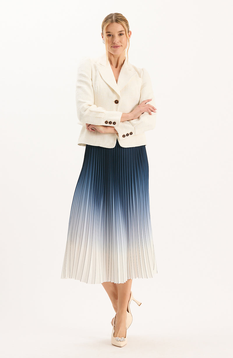 Gabriella Basketweave Jacket - Ivory