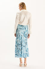 Astrid Charmeuse Blouse - Ivory