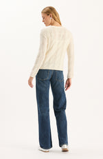 Cashmere Cable Cardigan - Ivory