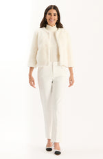 Aspen Faux Fur Jacket - Ivory