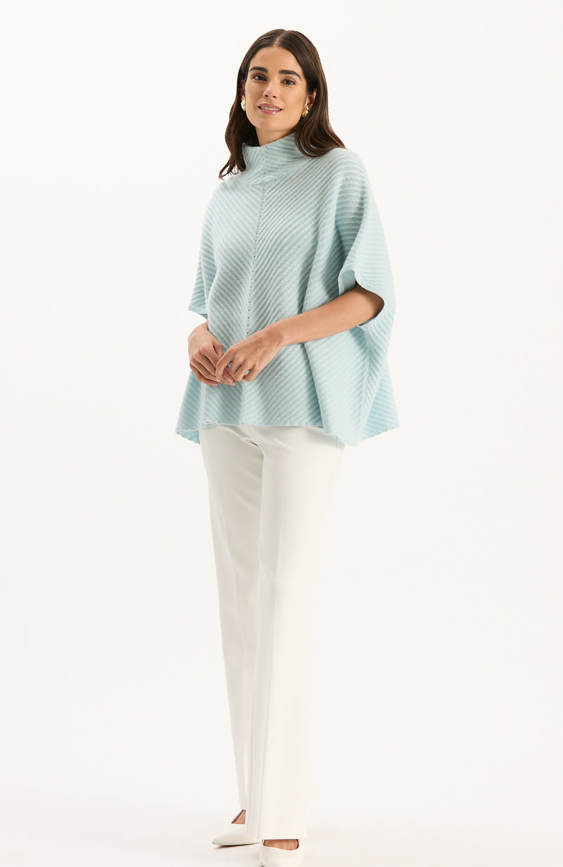 Lucia Cashmere Blend Capelet - Above the Clouds