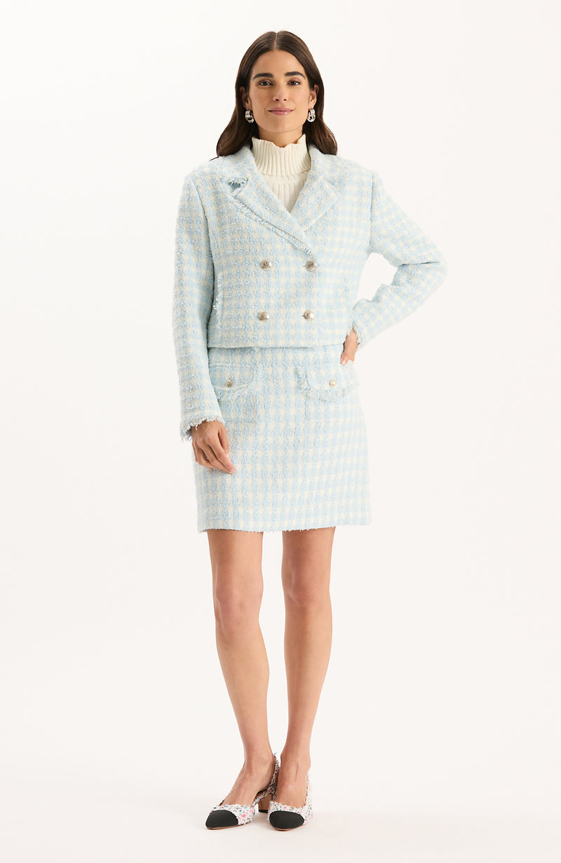 Leah Bouclé Jacket - Above the Clouds