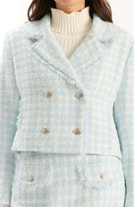 Leah Bouclé Jacket - Above the Clouds
