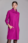 Kim Cotton Cashmere Dress - Berry