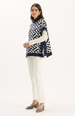 Blakely Signature Capelet - Mid Navy
