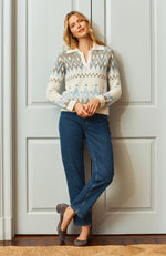 Logan Fair Isle Sweater - Multi Fair Isle